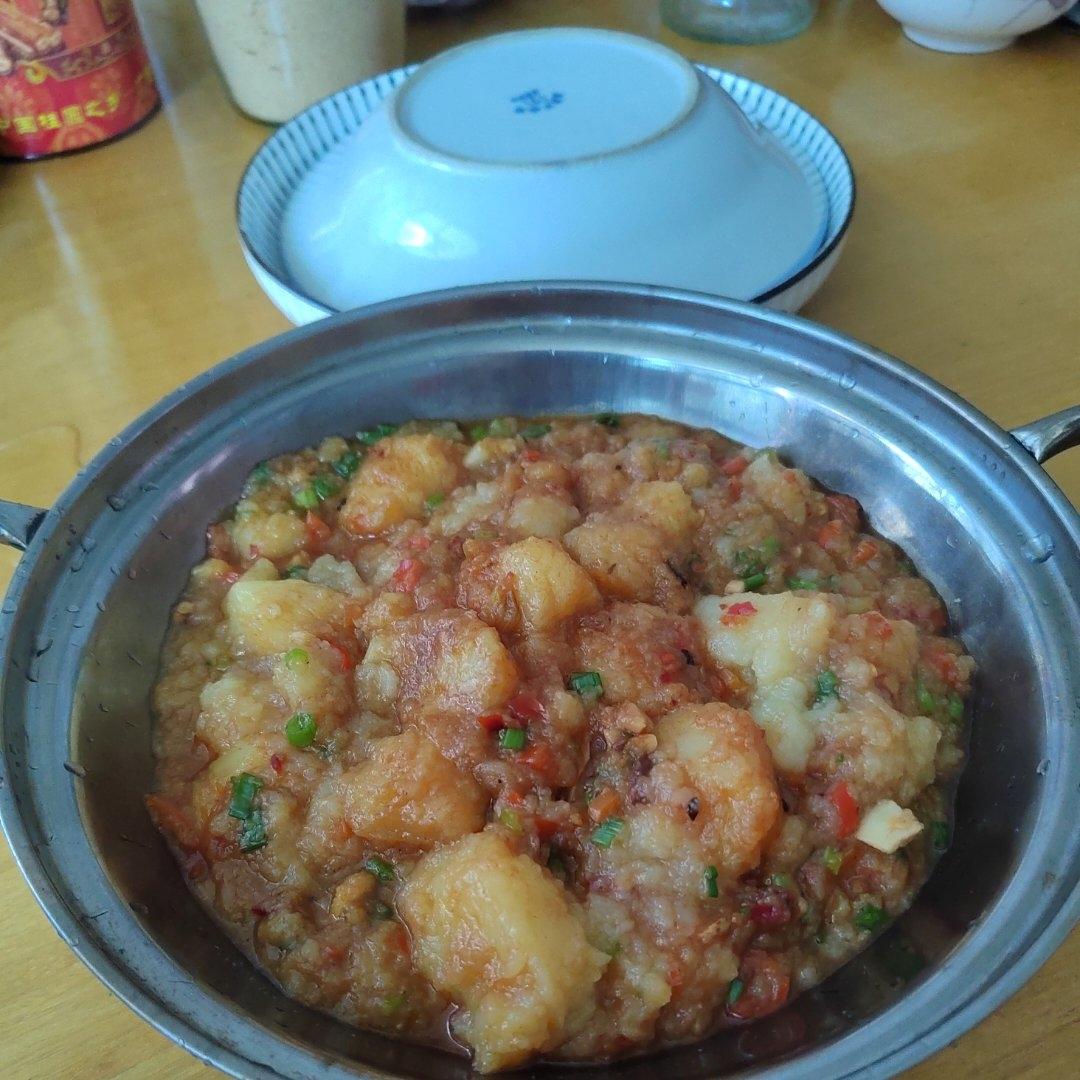 湖南口味红烧米豆腐