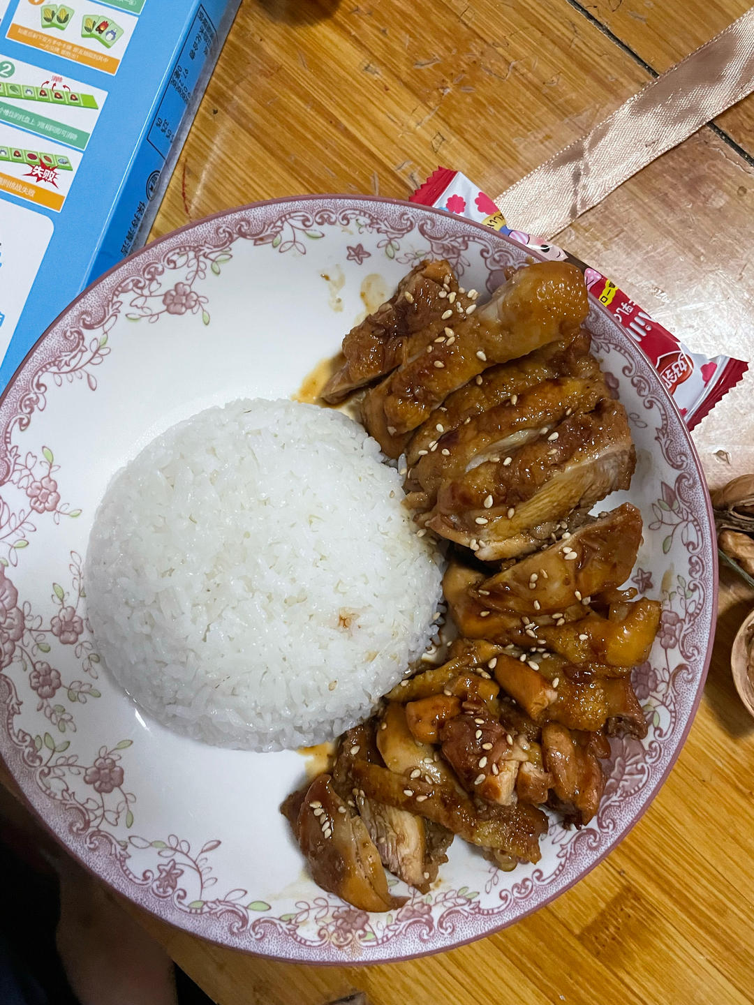 不放一滴油的照烧鸡腿饭