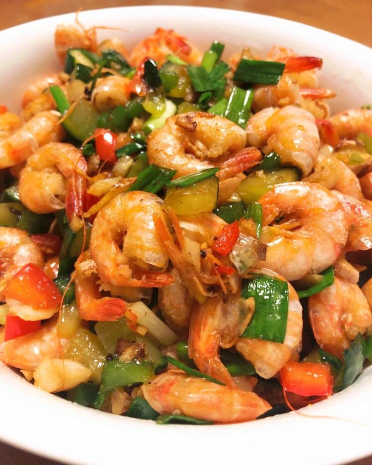 壳都能吃的【油爆虾】