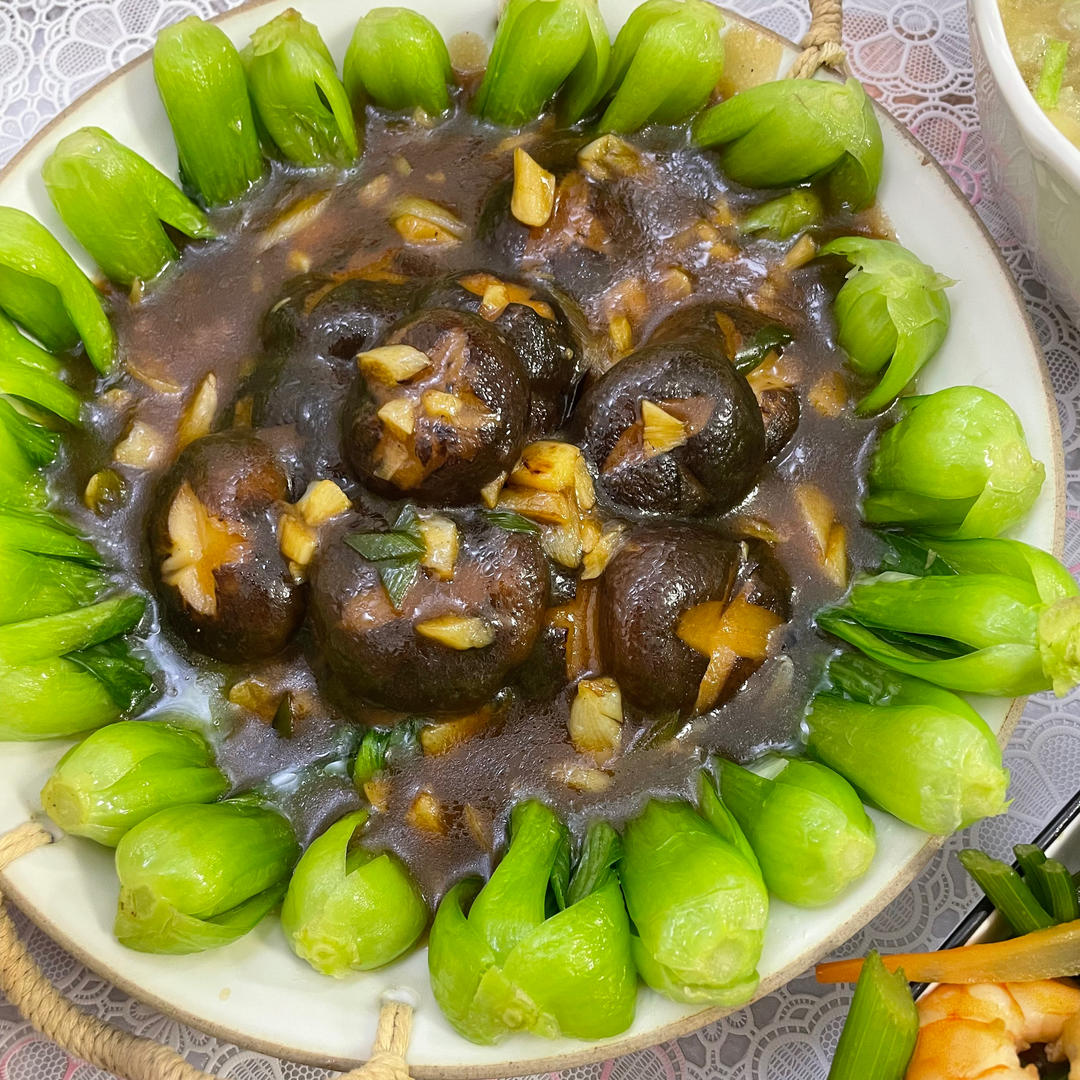 蚝油香菇小油菜