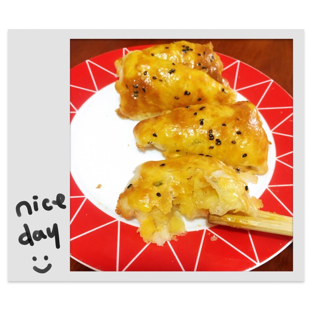 不用开酥，不用揉面，也能做香甜酥脆的苹果派