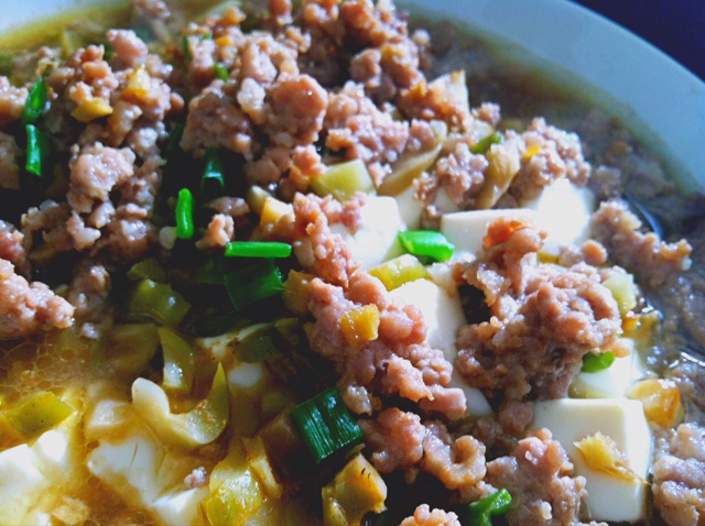 肉末蒸豆腐