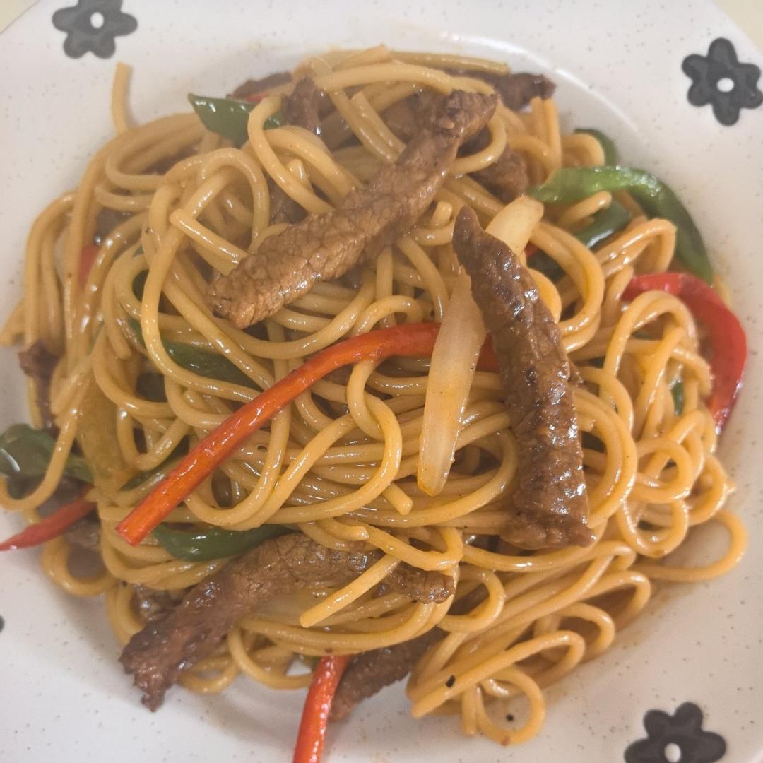 比餐厅好吃的黑椒牛柳意面🍝零失败简单教程