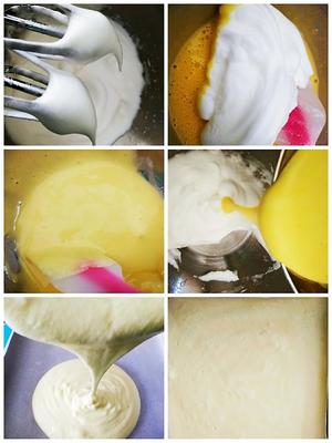 无奶油奶酪版的网红豆乳盒子蛋糕的做法 步骤2