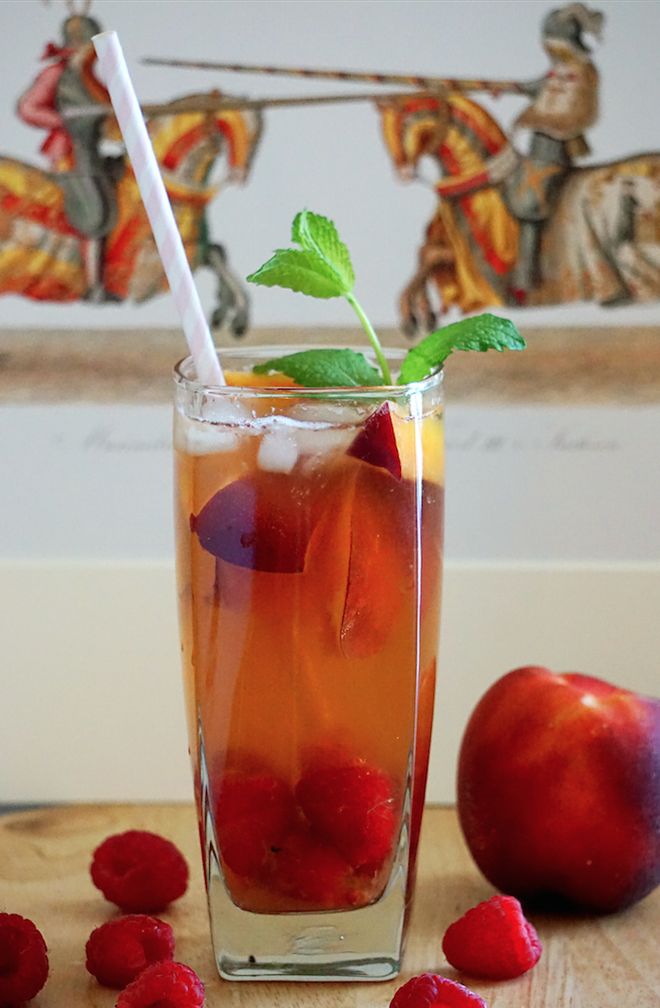 树莓&桃子冰红茶的做法