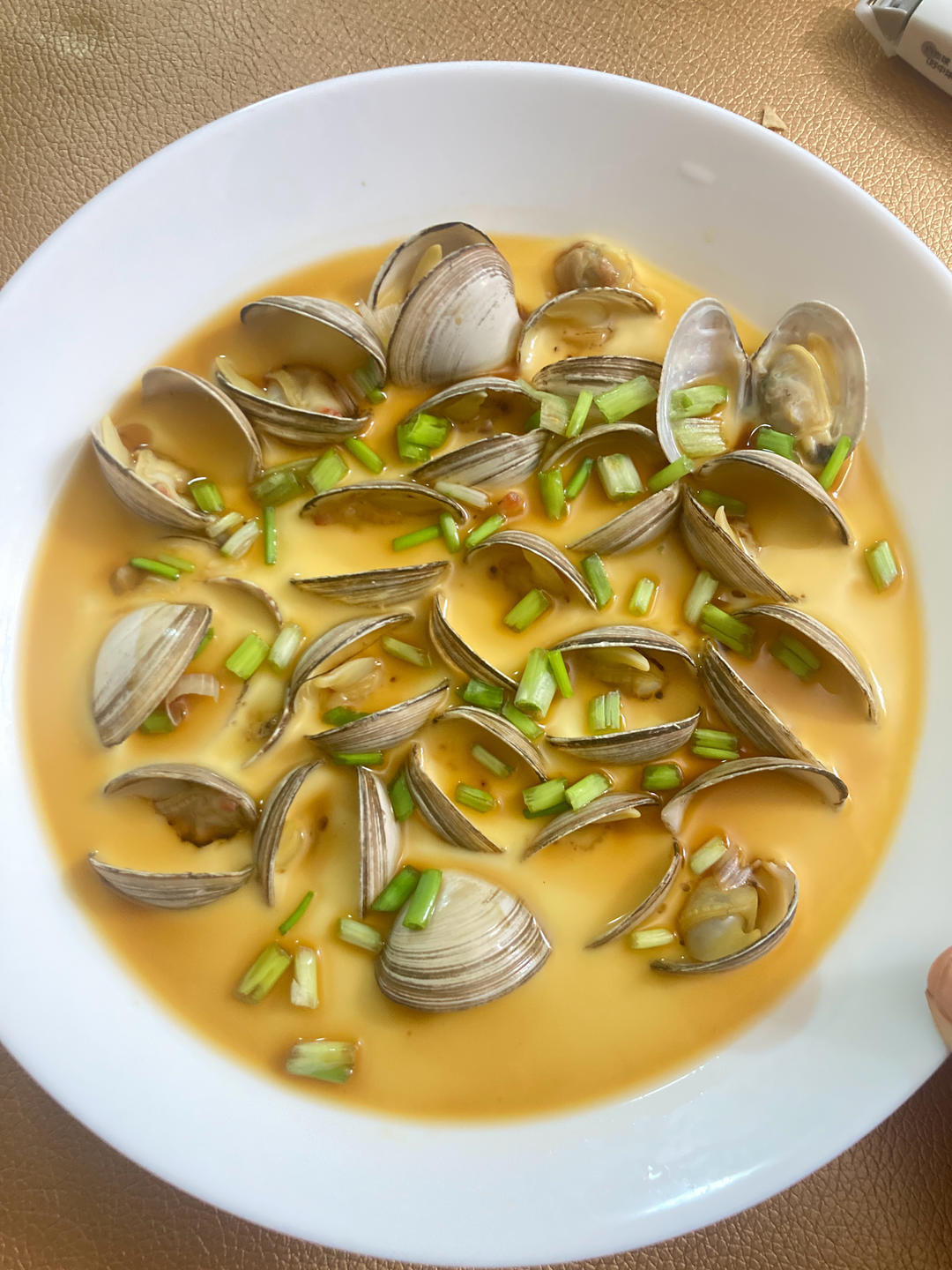 超滑嫩的蛤蜊炖蛋