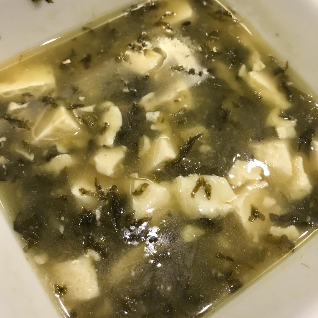 雪菜豆腐