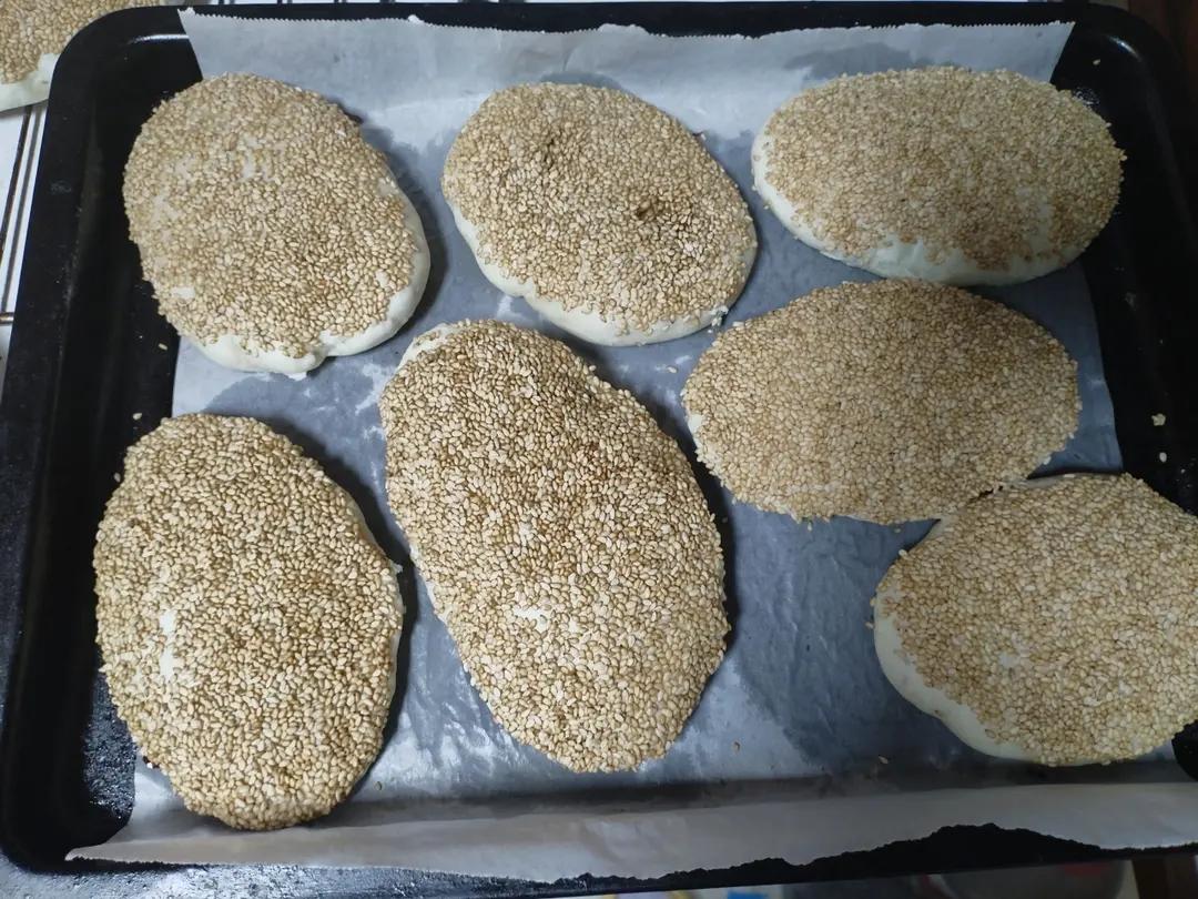 街边印象小吃掉渣红糖酥饼