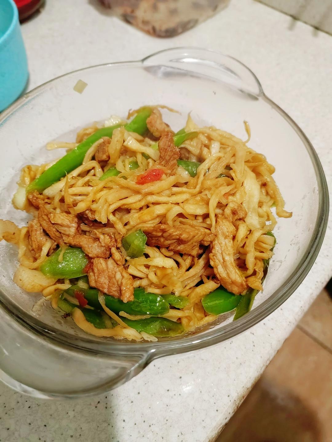 肉炒萝卜干