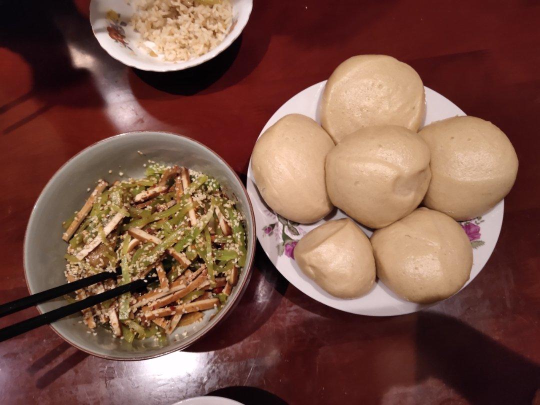 有着面包口感的红糖馒头（一次发酵）