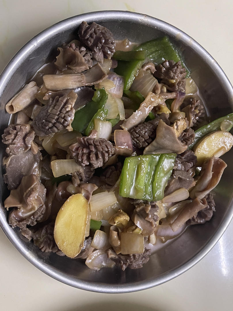 爆炒鸡肾 超级下饭！