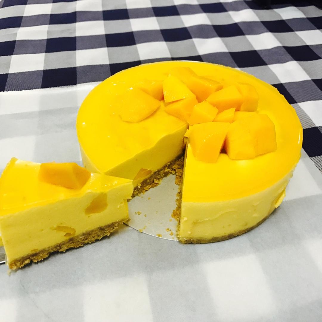 【视频】芒果慕斯（6寸） | 含镜面果胶配方