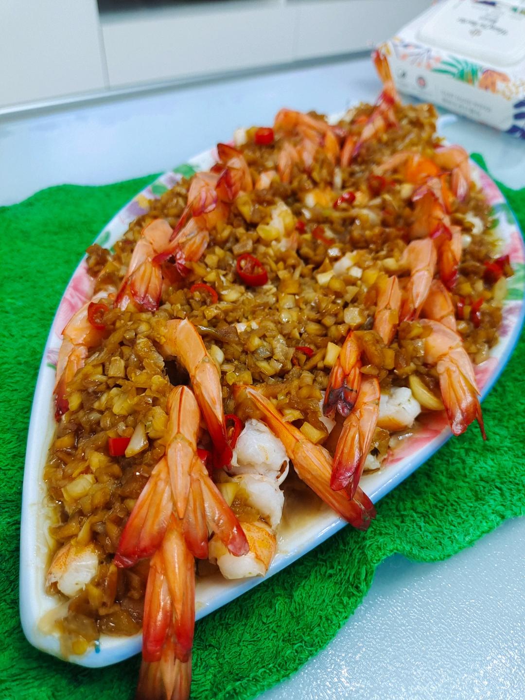 蒜蓉粉丝开背虾