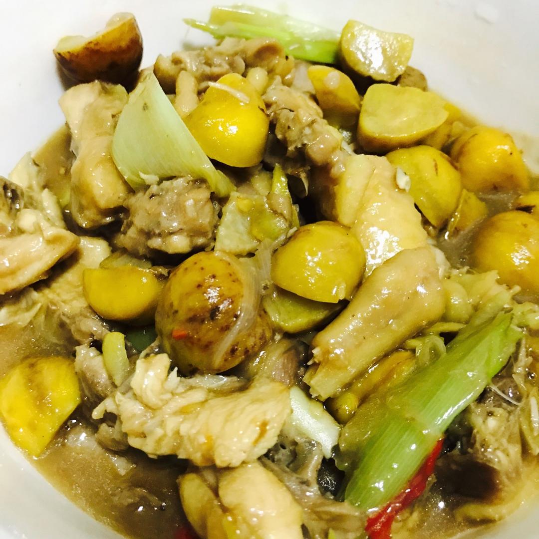 板栗烧鸡