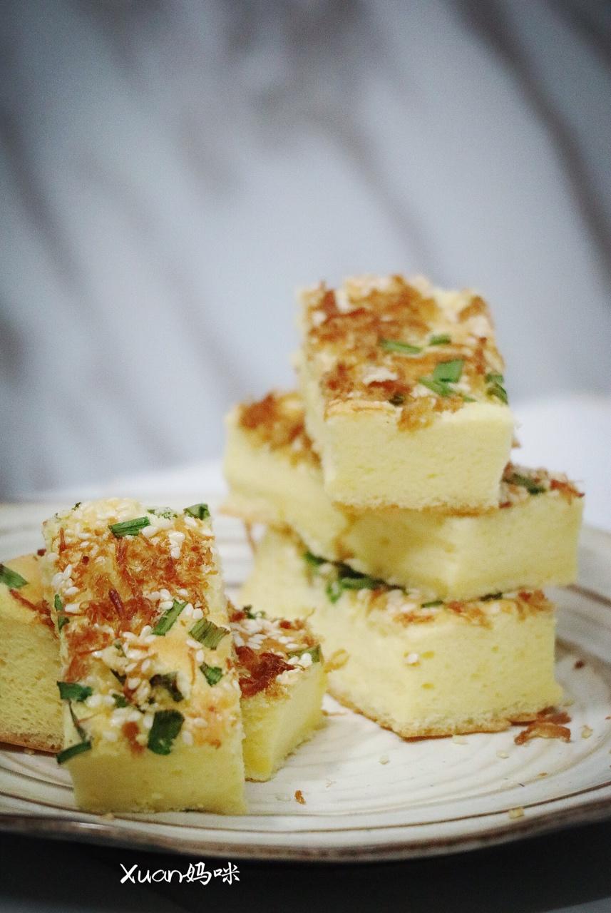 xuan妈咪做的香葱肉松蛋糕