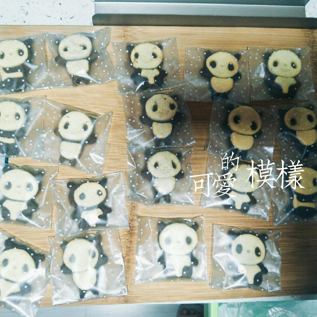 黑白熊猫饼干