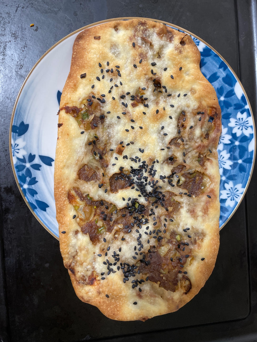 烤箱版鲜肉锅盔