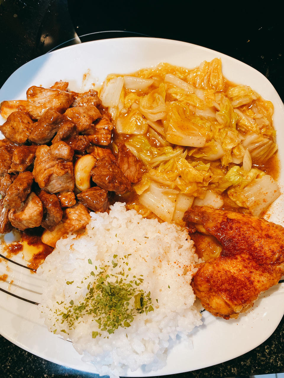 黑蒜子牛肉粒