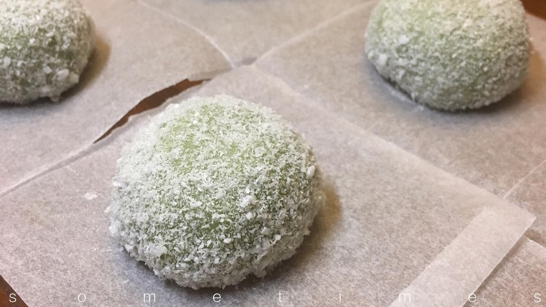 抹茶奶油大福