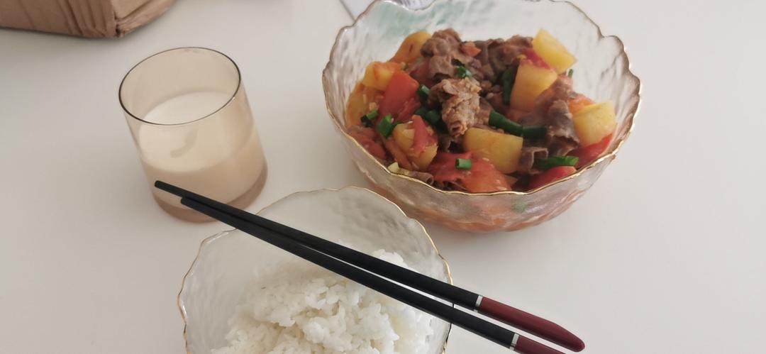 超开胃的番茄土豆肥牛汤‼️下米饭无敌了