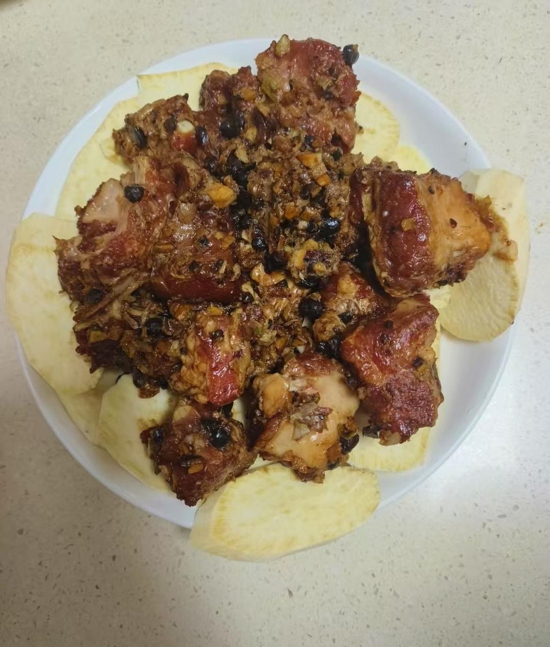 豆豉蒜蓉蒸排骨的做法