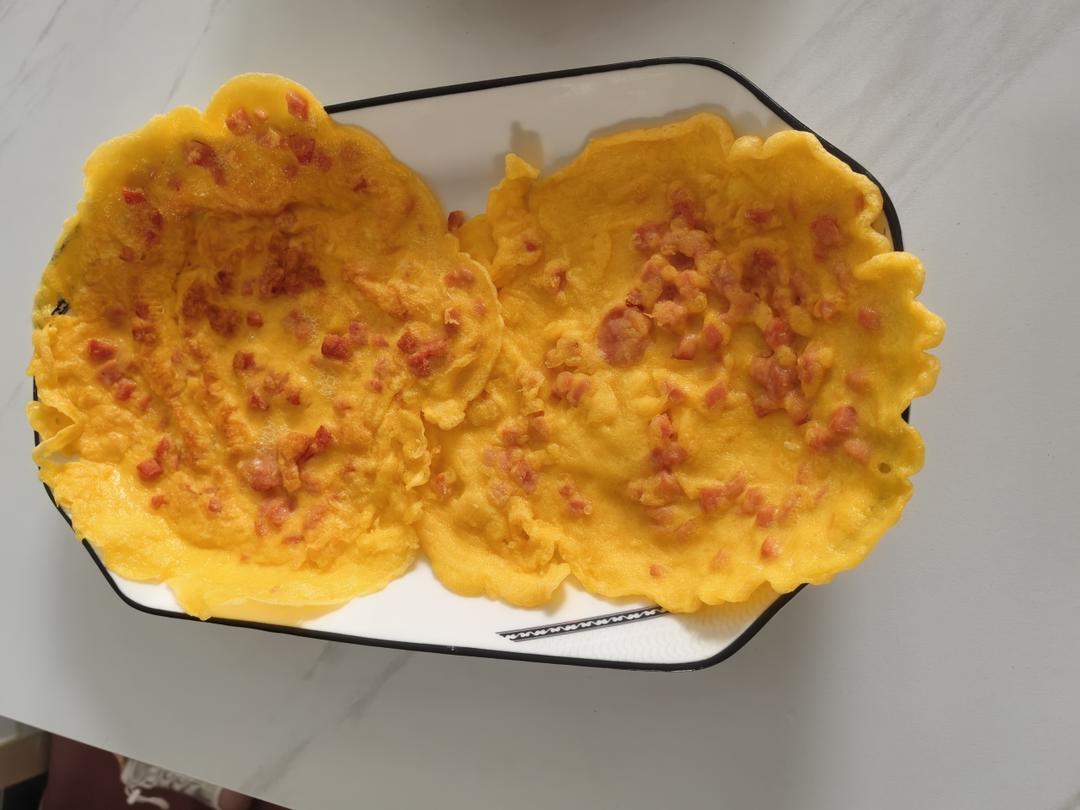 简单快手鸡蛋饼 柔软翻面不破