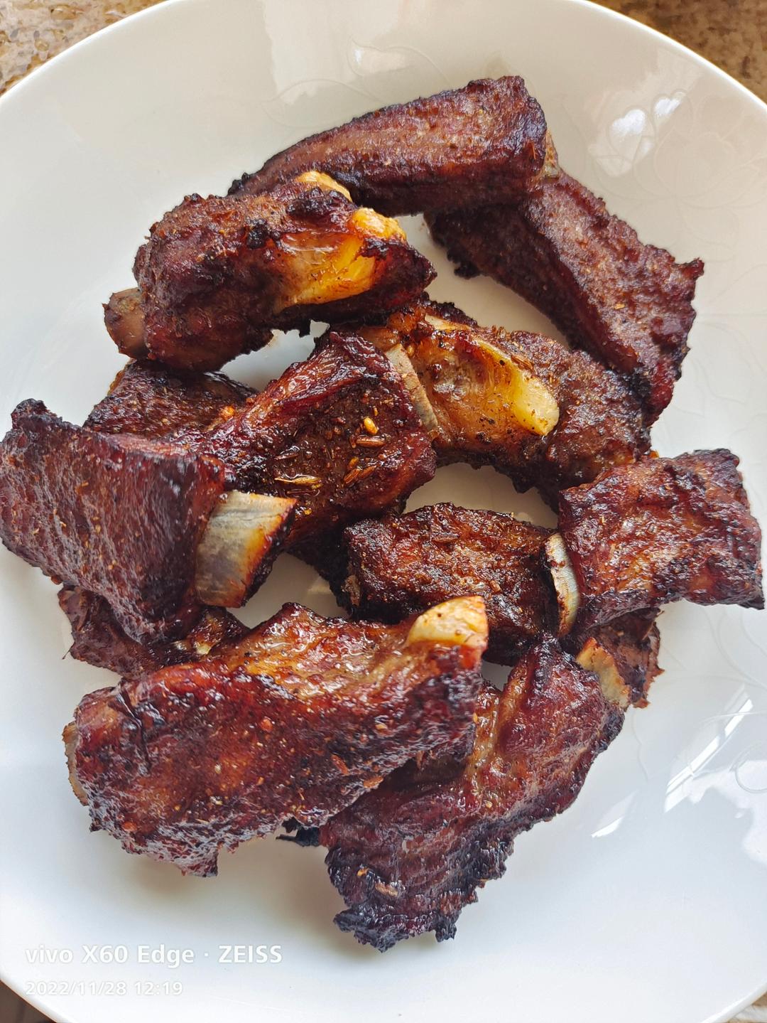 孜然蒜香排骨的做法