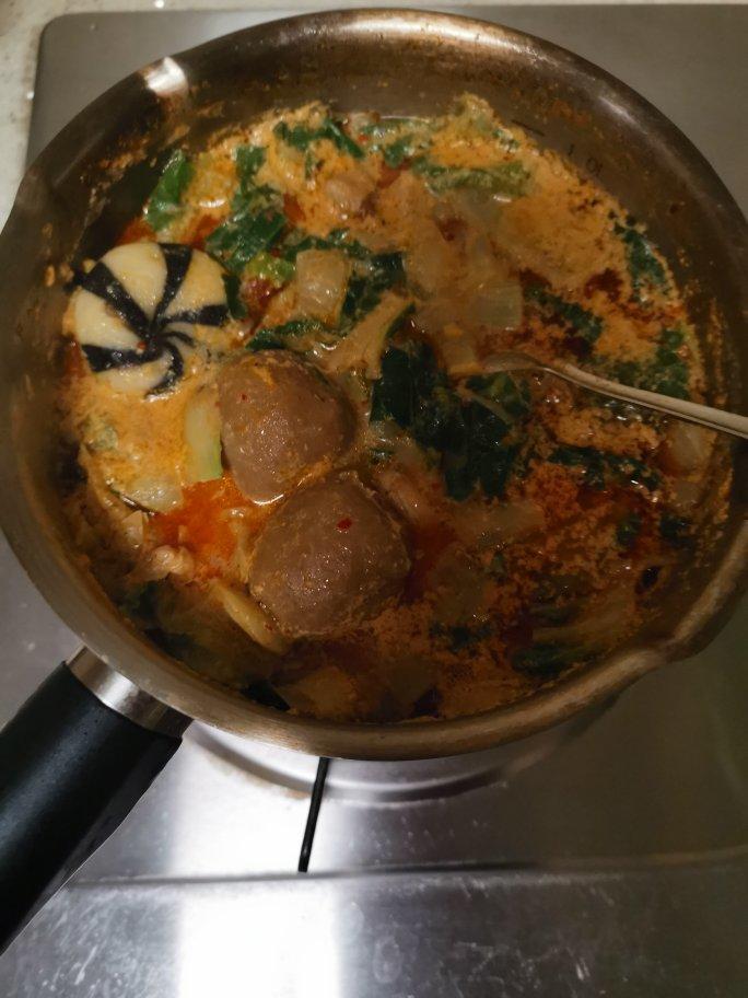 自制牛奶麻辣烫