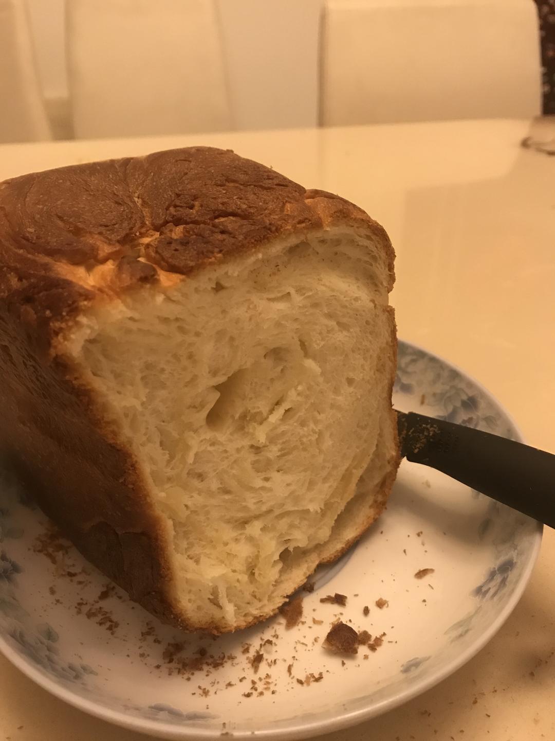 松下面包机消耗淡奶油吐司