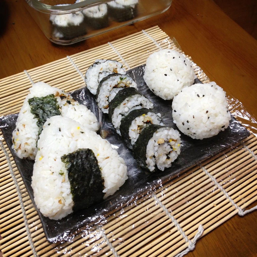 随手抓的紫菜包饭