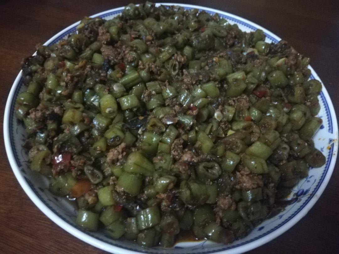 酱香肉沫四季豆