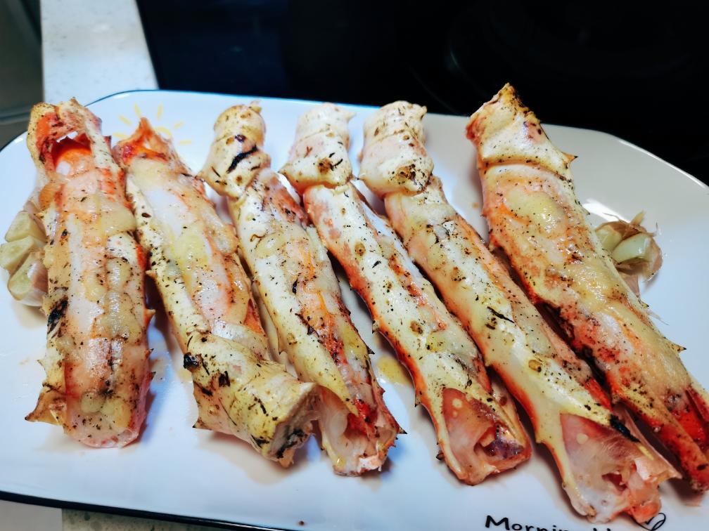 烤帝王蟹（一蟹三吃）