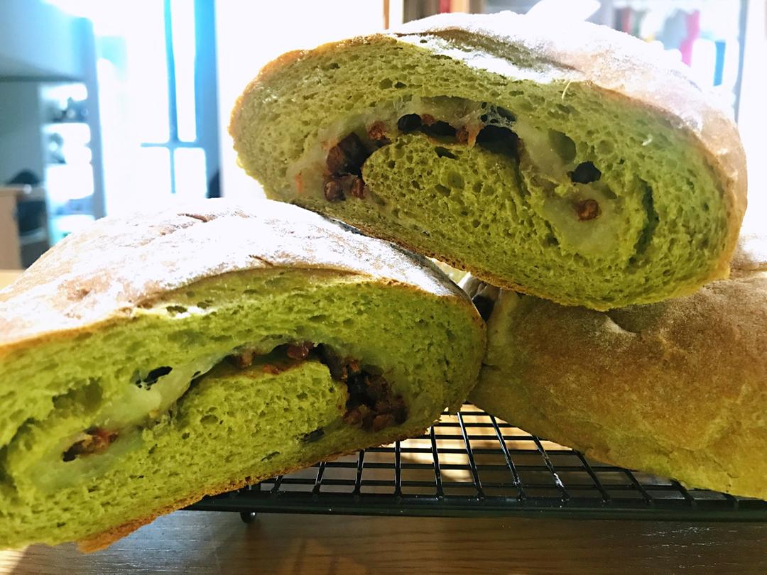 麻薯红薯可可软欧（70%中种）