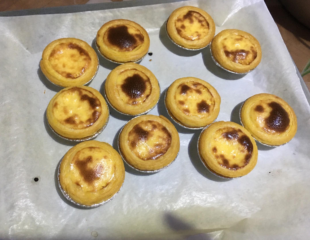 简单全蛋版蛋挞（用速冻蛋挞皮）