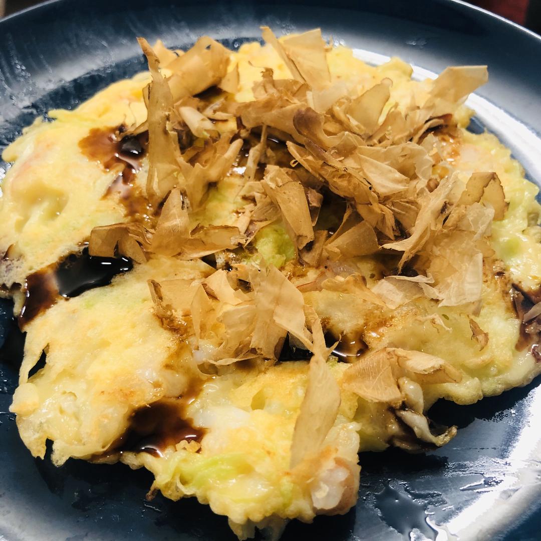 91大阪烧/御好烧,蜡笔小新翻到天花板上的小吃的做法