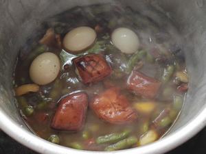 卤水毛豆+卤蛋+卤干子的做法 步骤8