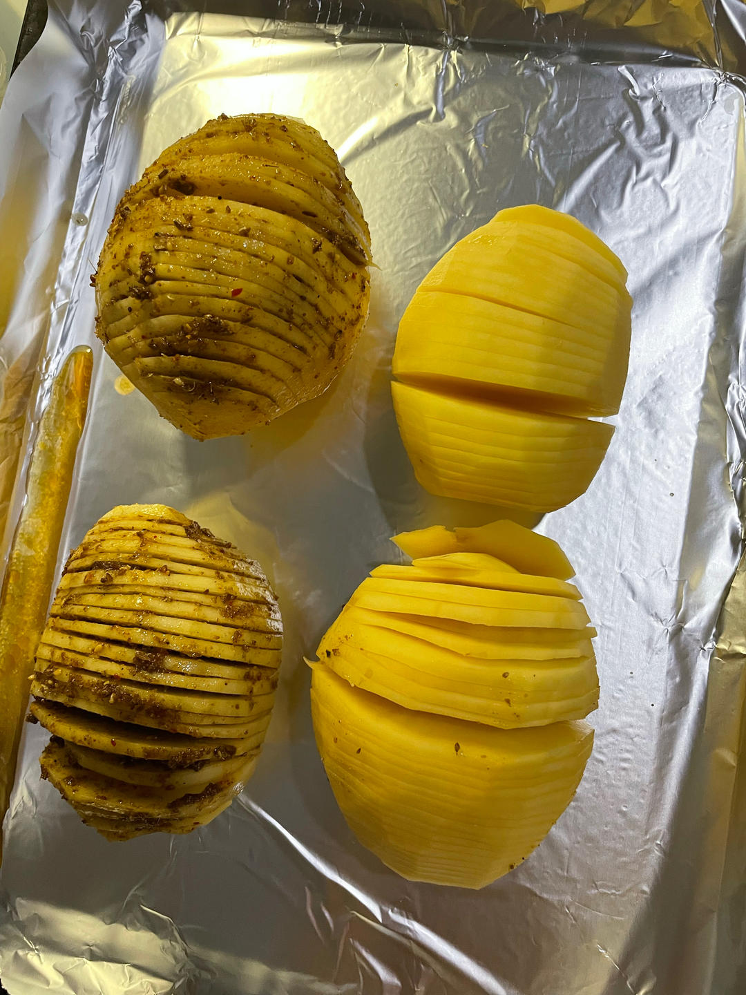 孜然烤风琴土豆