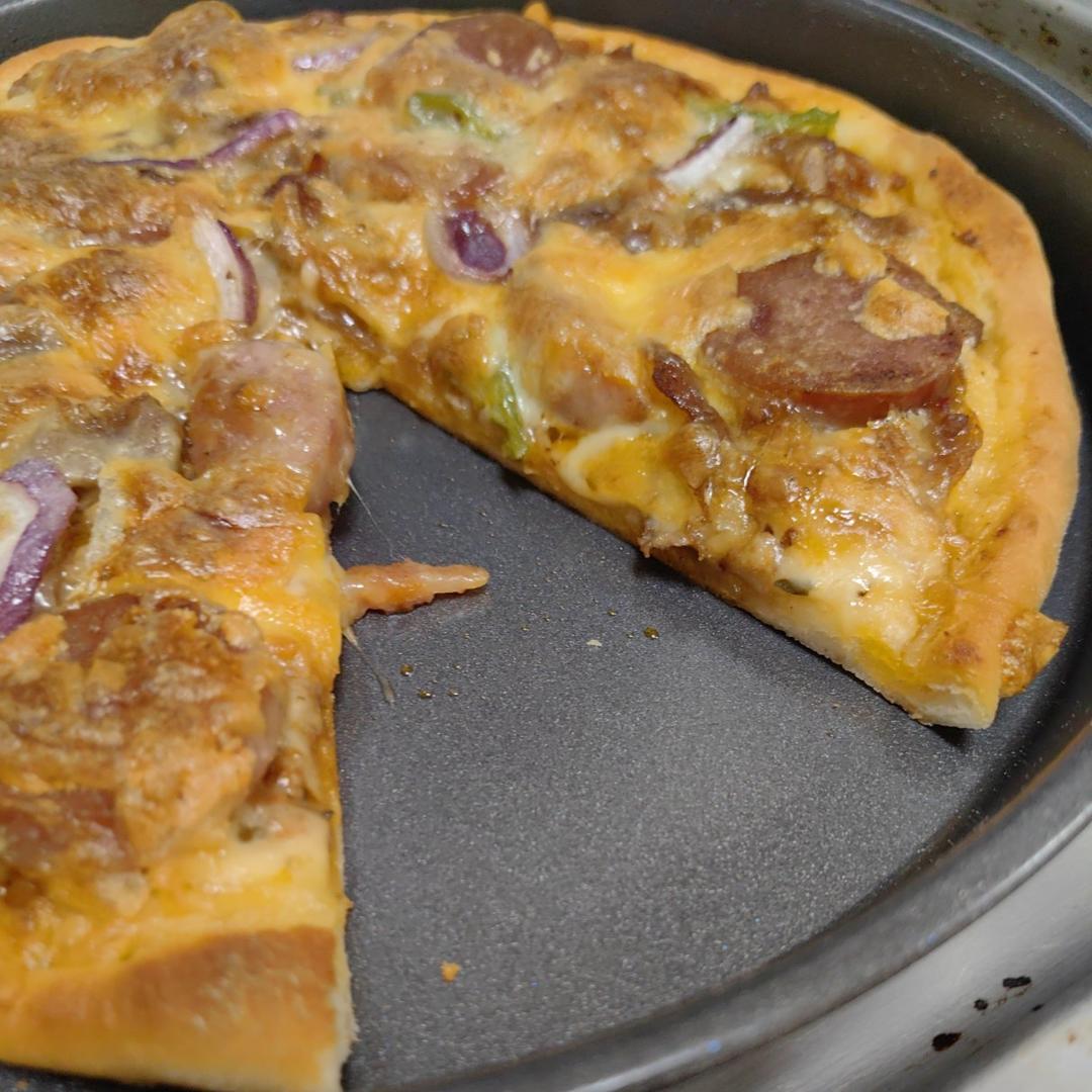 八寸披萨饼皮（四个）制作