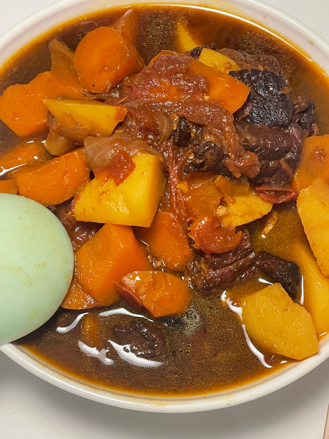 番茄土豆炖牛腩