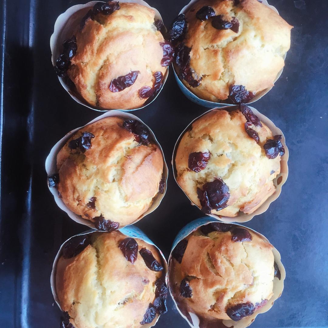 少女心的香蕉蔓越莓玛芬