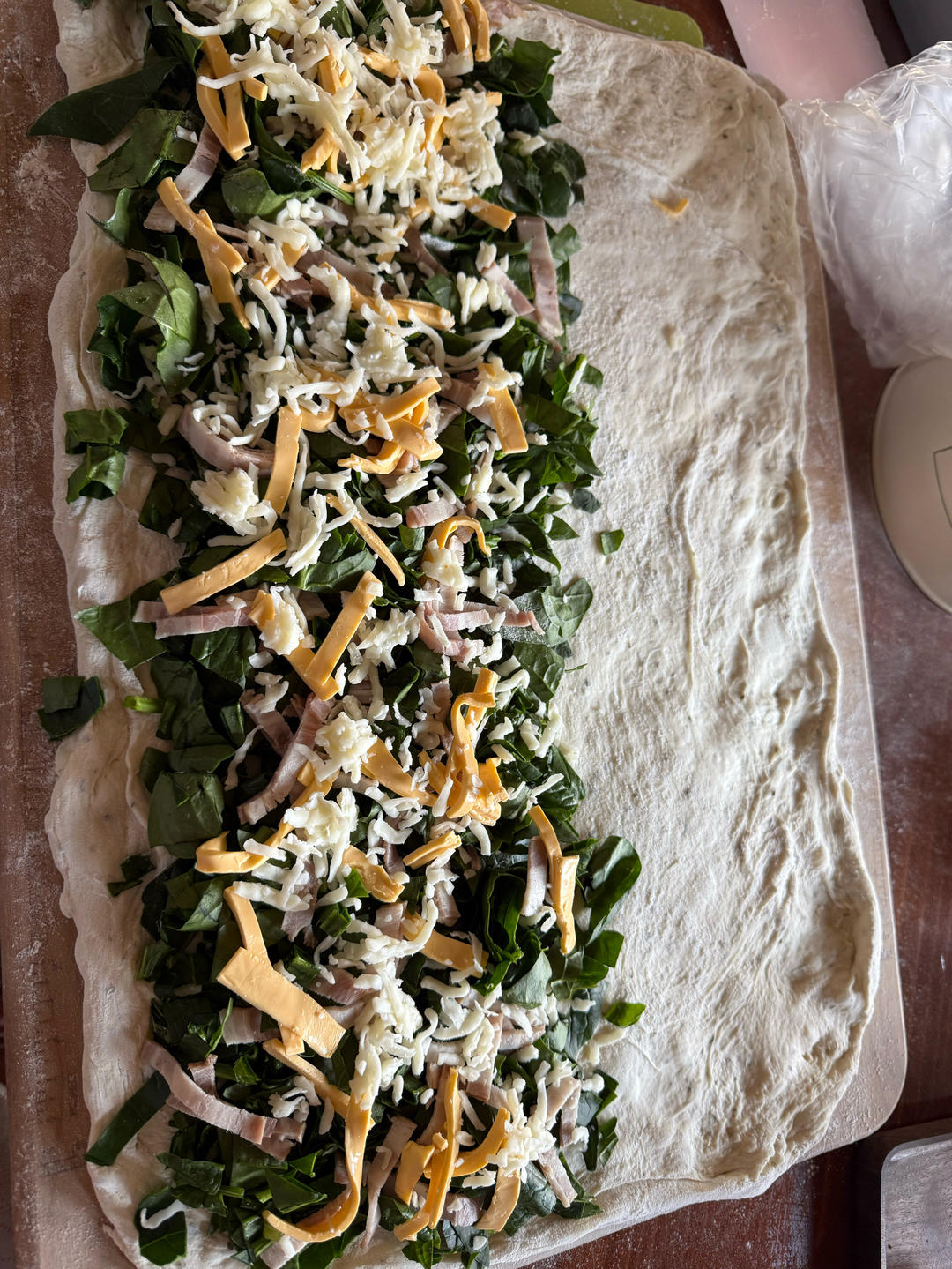 菠菜培根扭扭棒