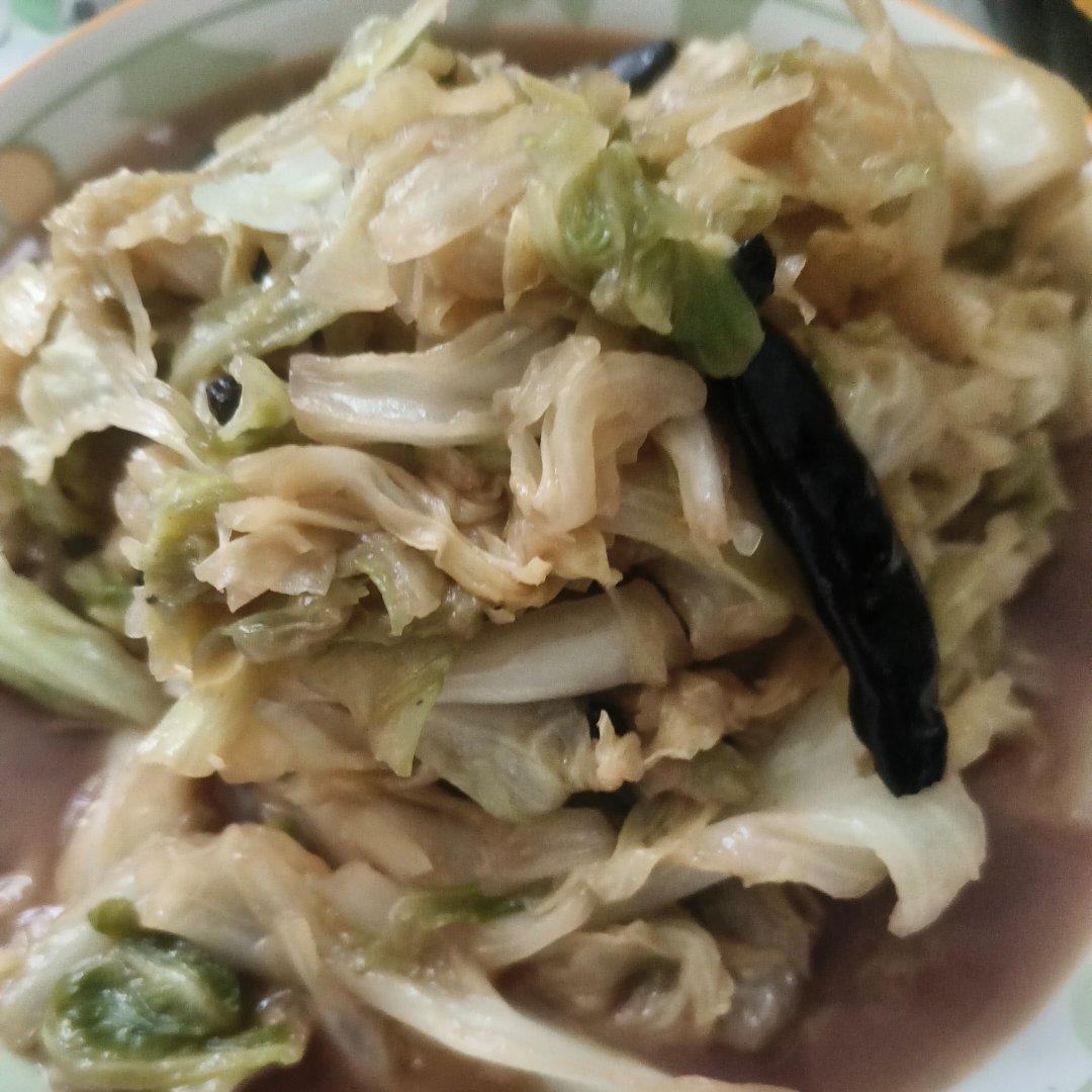 饭店版炝炒甘蓝