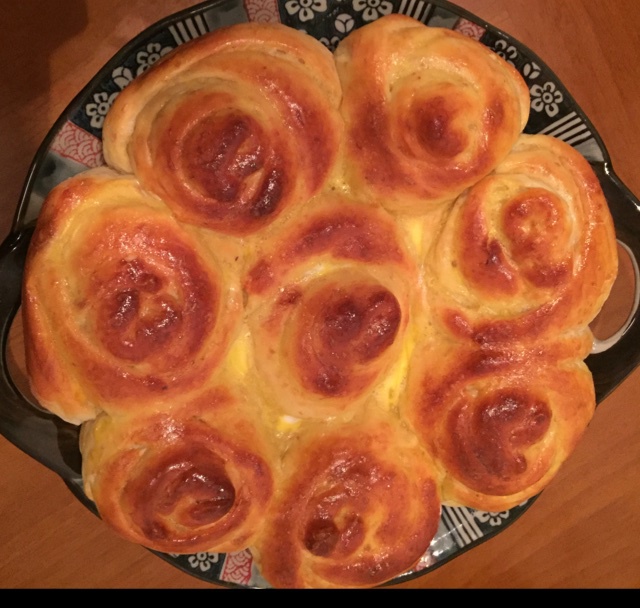 玫瑰花面包