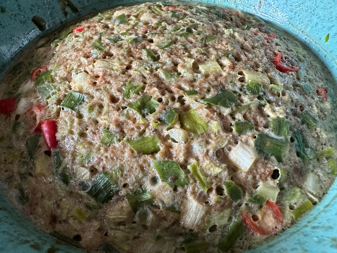 东北鸡蛋焖子