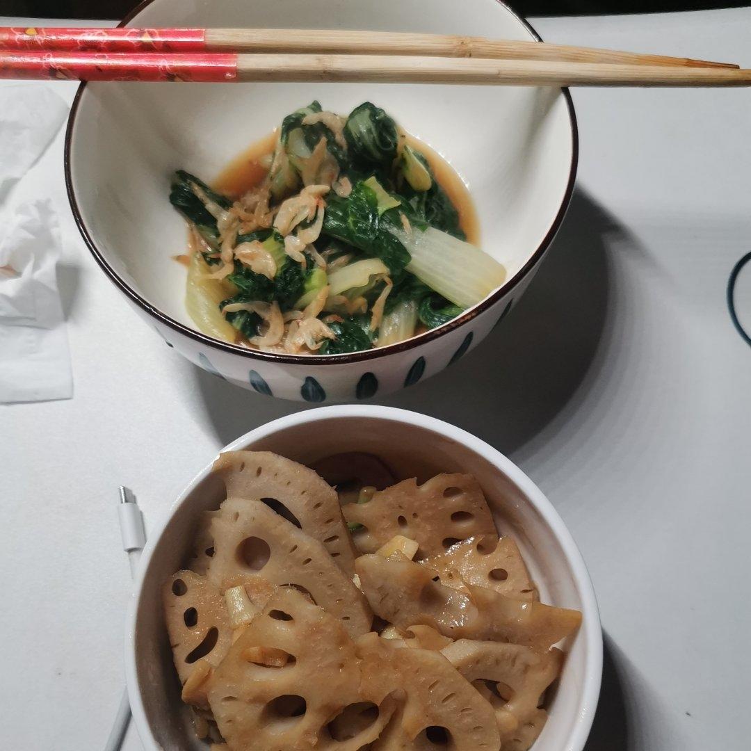 超级好吃的虾皮小白菜