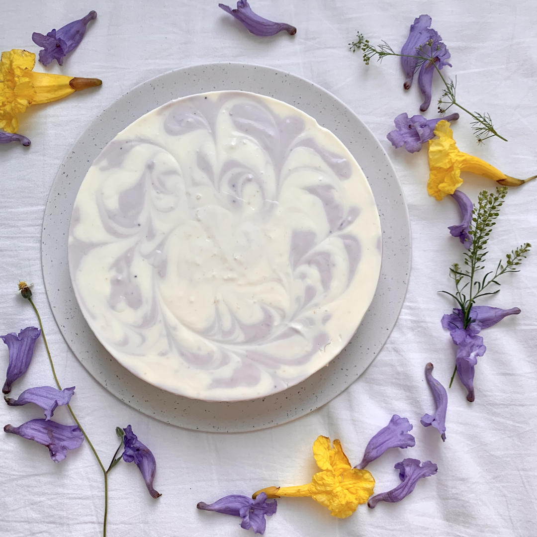 大理石蓝莓酸奶慕斯 | Blueberries & Yogurt   Mousse