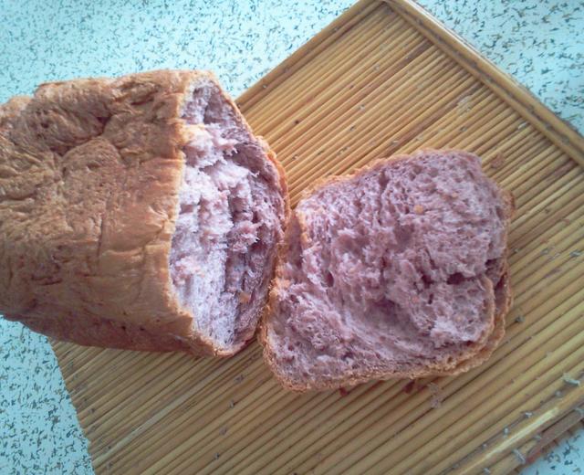 奶油紫薯面包（面包机版）的做法
