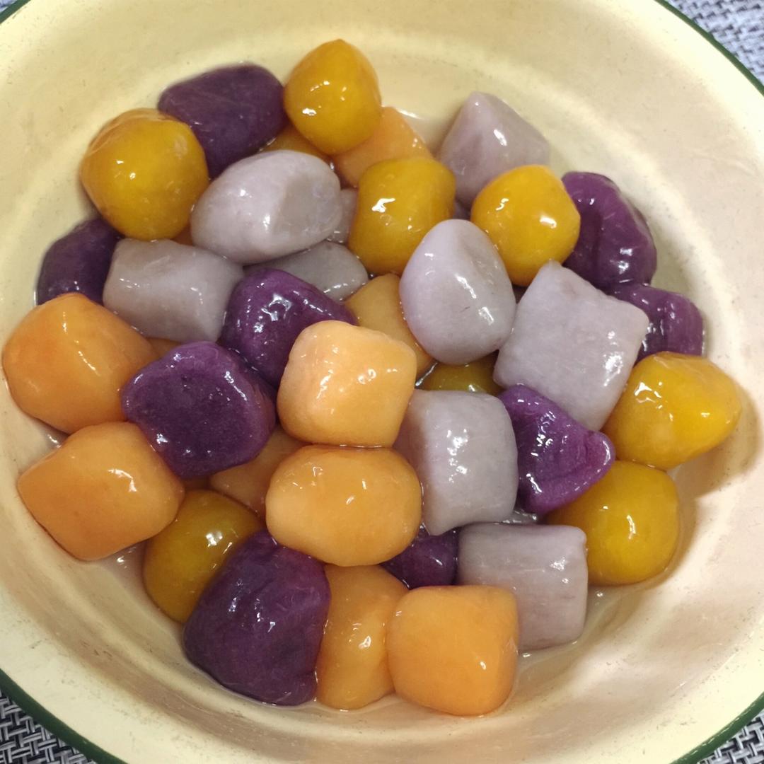 多彩芋圆