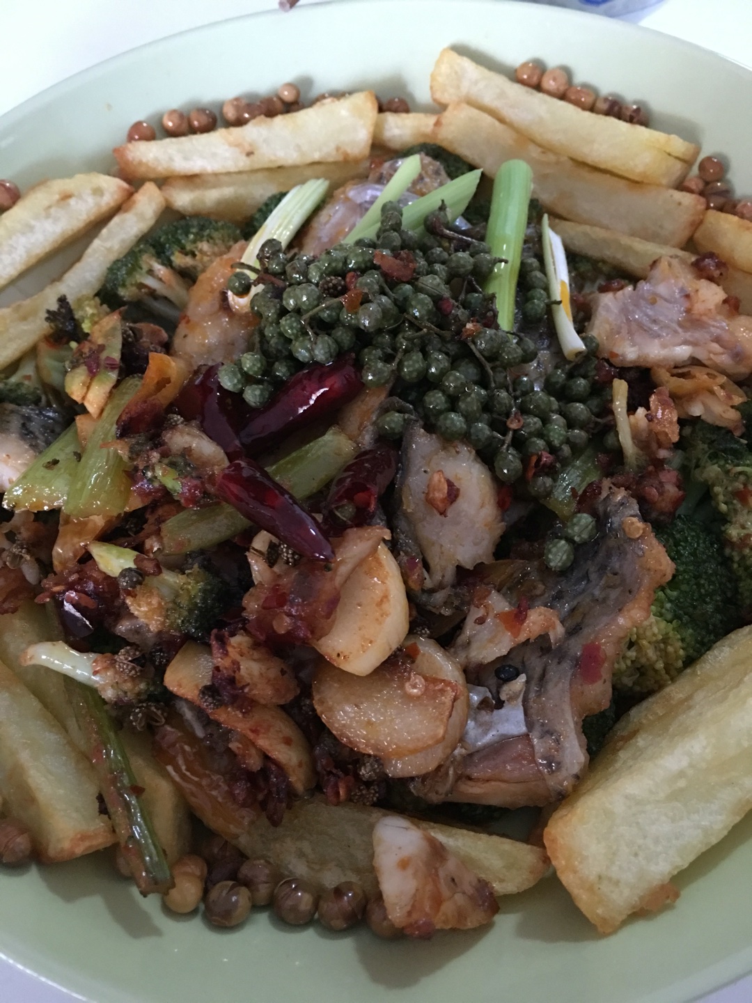 干锅麻麻鱼