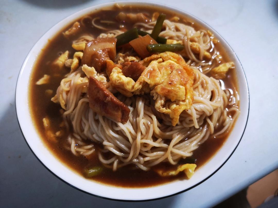 挂面神仙吃法㊙️香到舔盘子的青椒鸡蛋拌面
